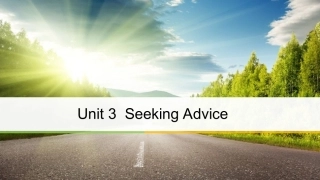 英语 Unit 3 Seeking Advice Period Three Grammar  Writing课件 重庆大学版选修6