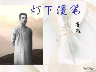 高中语文灯下漫笔课件3 人教版 课件