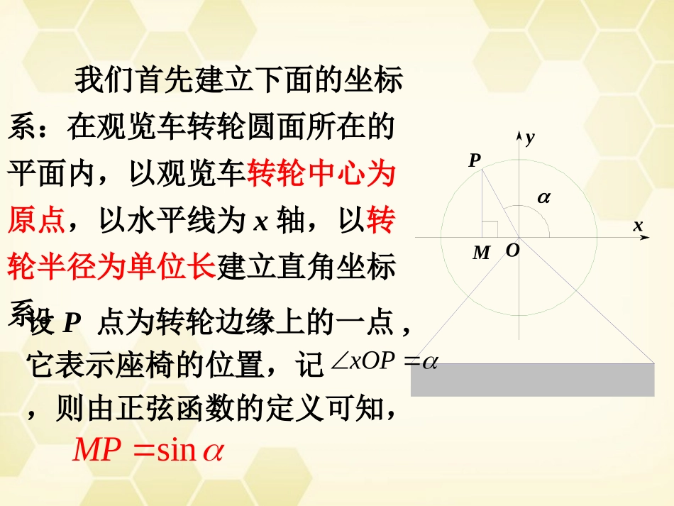 高中数学 122 单位圆与三角函数线1课件 新人教B版必修4 课件_第3页