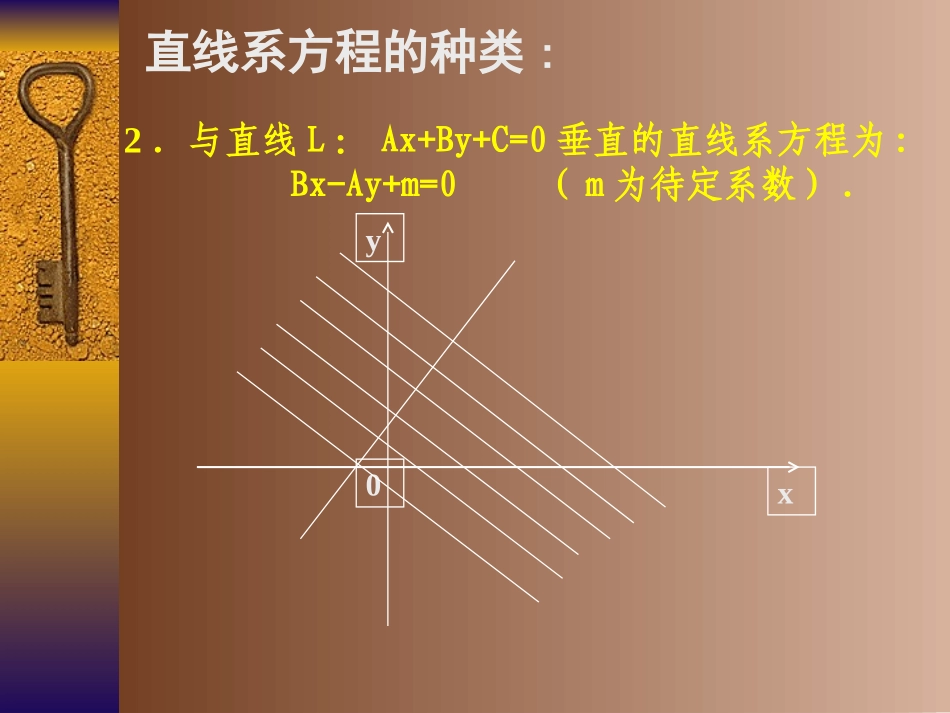 高二数学直线系方程课件 人教版 课件_第3页
