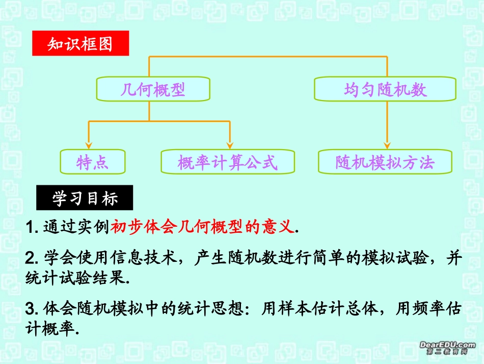 高一数学几何概型课件 新课标 人教版A 必修3 课件_第2页