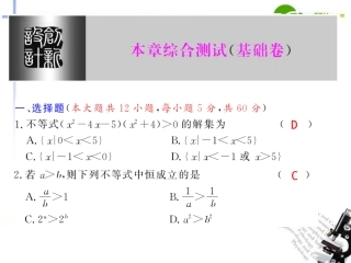 高考数学不等式综合课件 新人教A版 课件