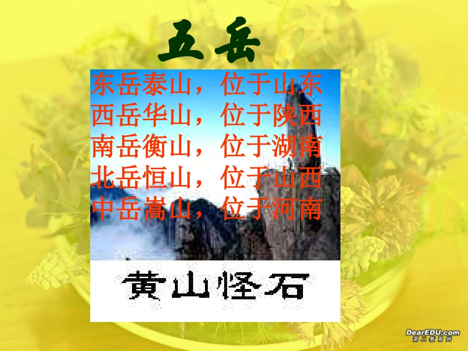 高中语文黄山记 课件_第2页