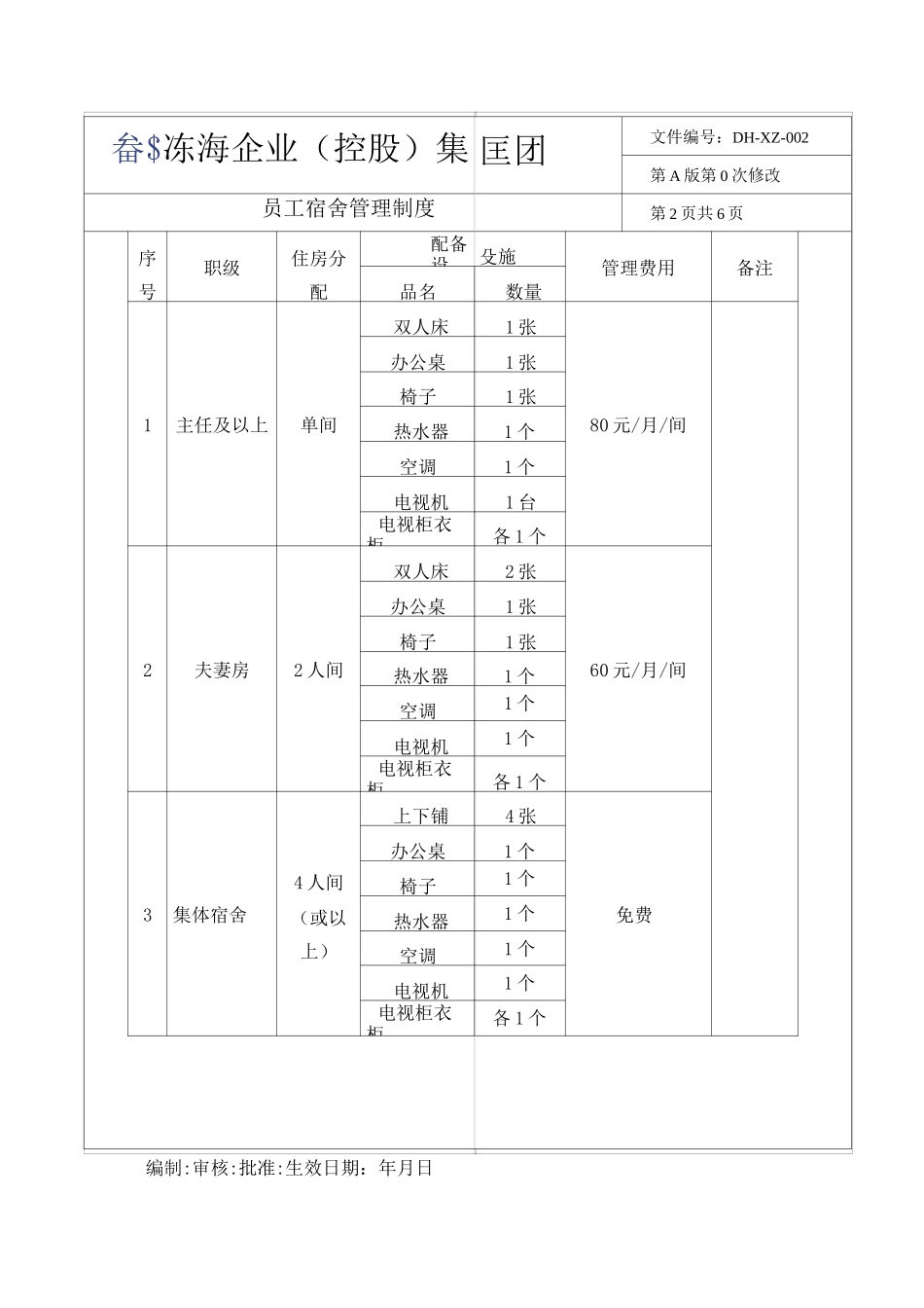 宿舍管理制度(包括扣费情况)_第3页