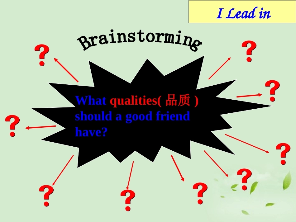 高中英语 Unit1 Listening and Speaking课件 必修1 课件_第2页