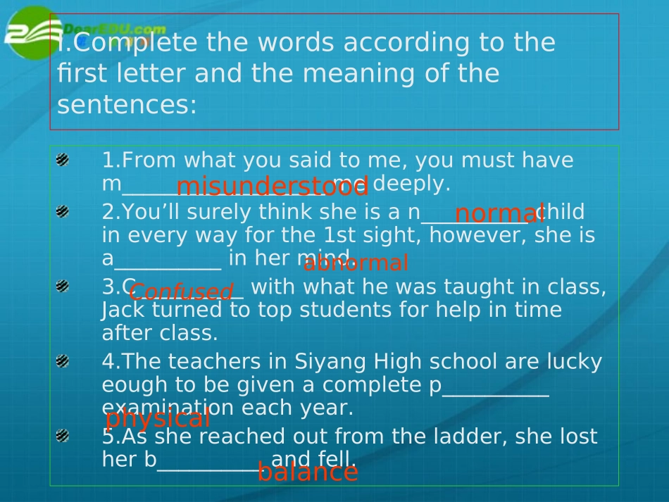 高中英语 Language points in Project课件 牛津版必修1 课件_第3页