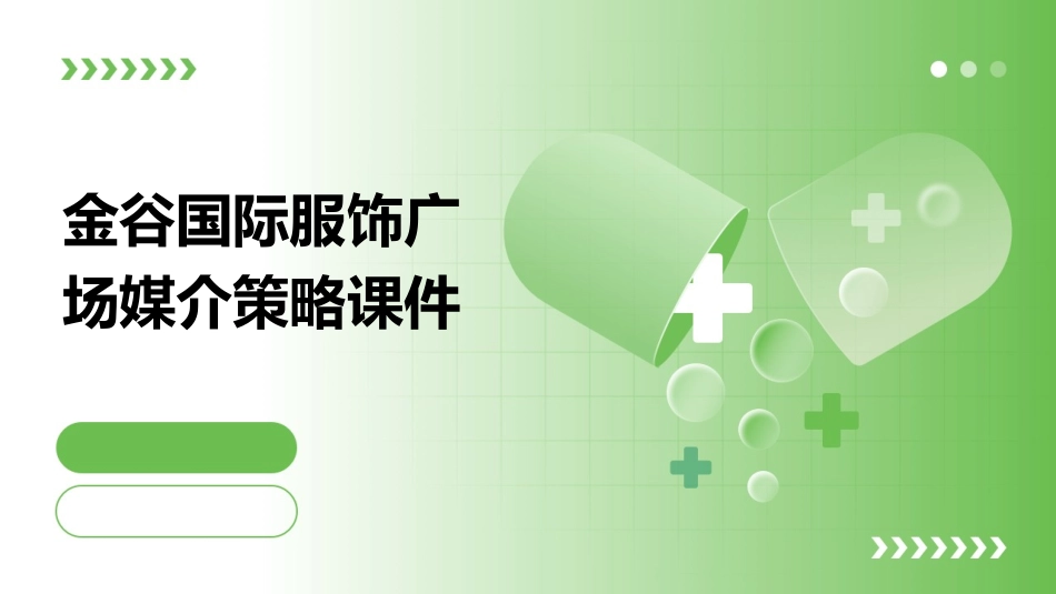 金谷国际服饰广场媒介策略课件_第1页
