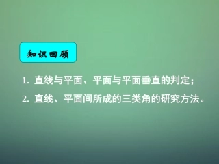 高中数学 233 234直线与平面垂直的性质 平面与平面垂直的性质课件 新人教A版必修2 课件