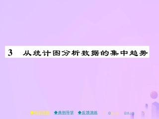 秋八年级数学上册 第六章 数据的分析 3 从统计图分析数据的集中趋势作业课件 (新版)北师大版 课件