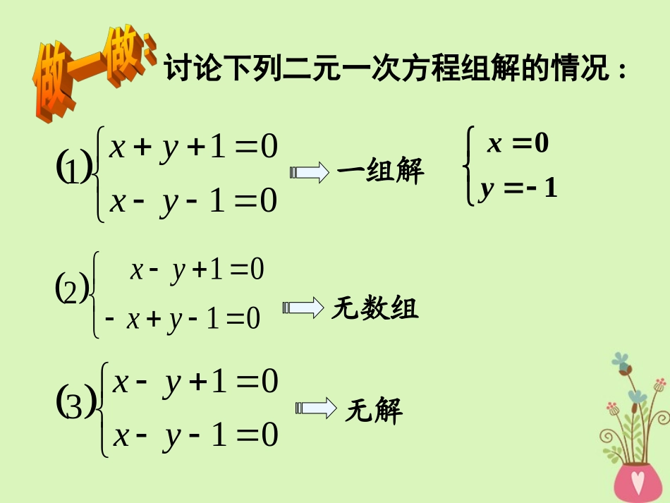 高中数学 第三章 直线与方程 331 两条直线的交点坐课件 新人教A版必修2 课件_第2页