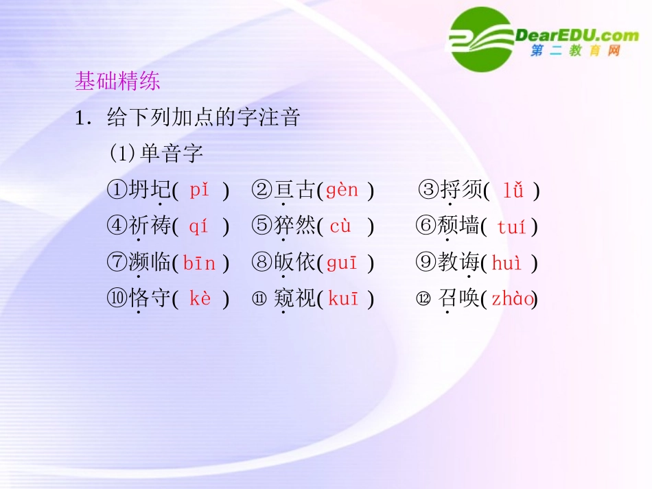 高中语文 自读文本 我与地坛同步教学课件 鲁人版必修3 课件_第2页