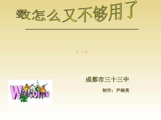 数怎么又不够用了（一）演示文稿