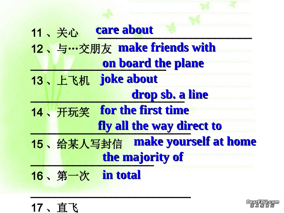 高考英语复习 Revision for Unit1-Unit2SBI课件 新课标 人教版 课件_第3页