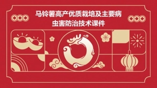 马铃薯高产优质栽培及主要病虫害防治技术课件
