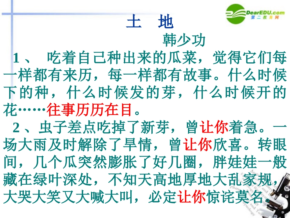 高考语文二轮复习 小说阅读和散文阅读课件2 课件_第3页