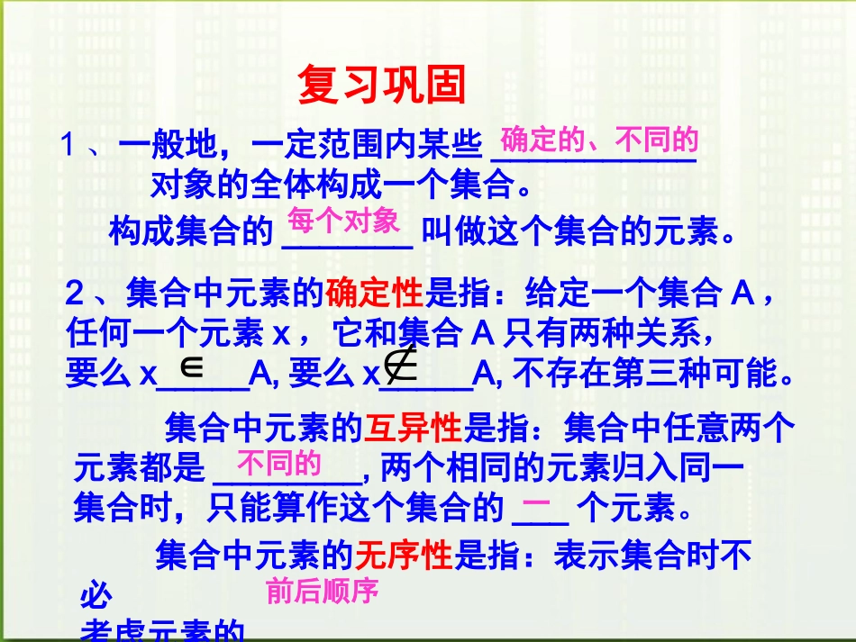 高中数学(子集、全集、补集)课件1 苏教版必修1 课件_第2页