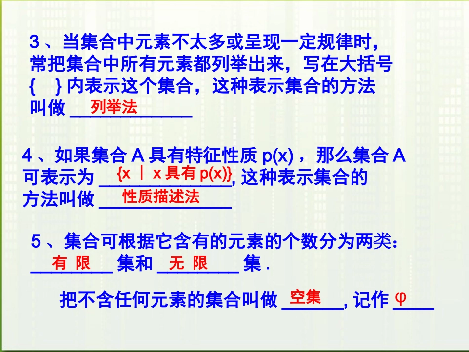 高中数学(子集、全集、补集)课件1 苏教版必修1 课件_第3页