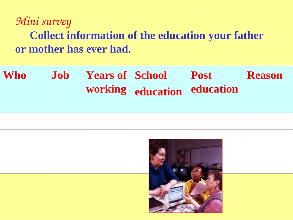 高中英语Unit 15 Lesson 1 Life-long Learning课件1 北师大版 必修5 课件_第3页