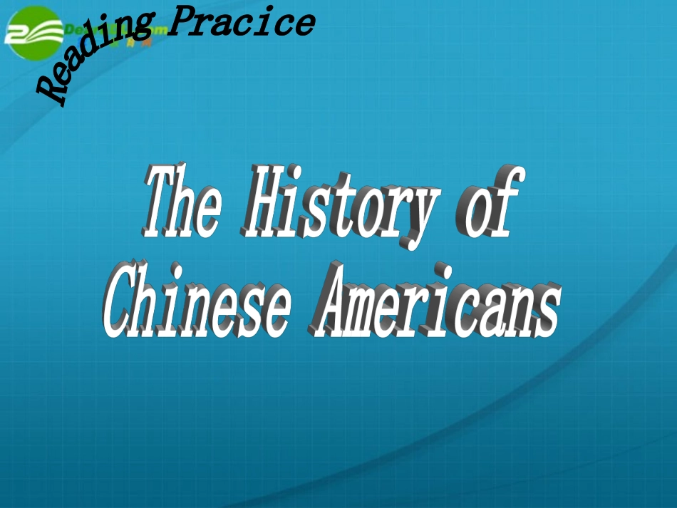 高中英语 reading practice and cultural corner课件 外研版选修9 课件_第1页