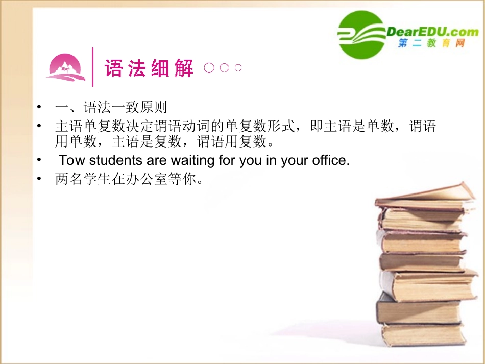 高三英语一轮课件语法1 新人教版选修6_第2页