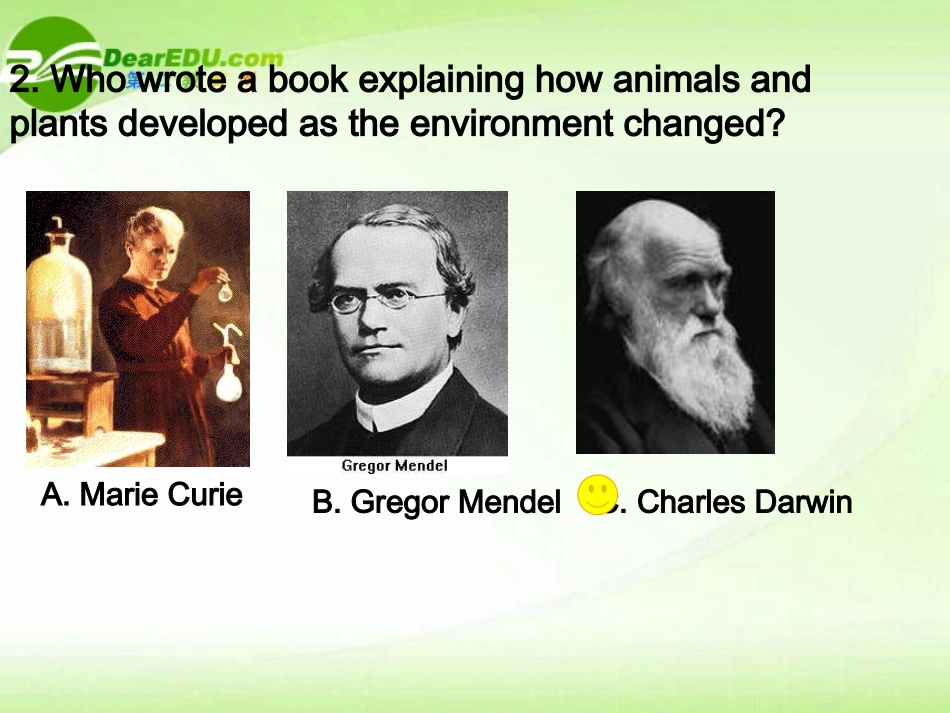 高中英语 Unit1 Great Scientists课件3 新人教版必修5 课件_第3页