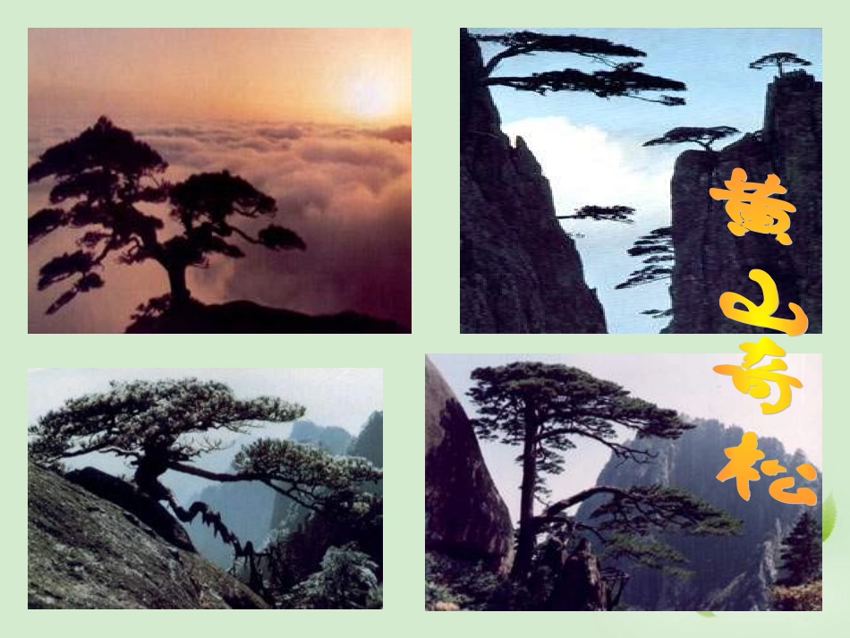 高中语文 11(黄山记) 粤教版必修3 课件_第3页