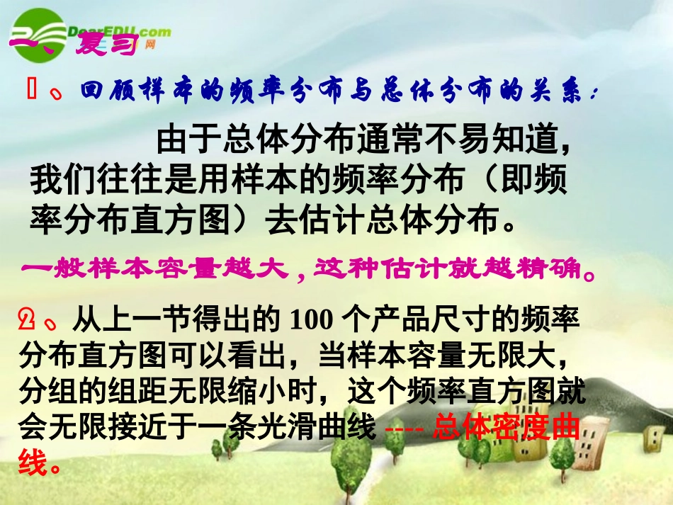 高中数学：概率正态分布新课标人教B版选修2-3 课件_第2页