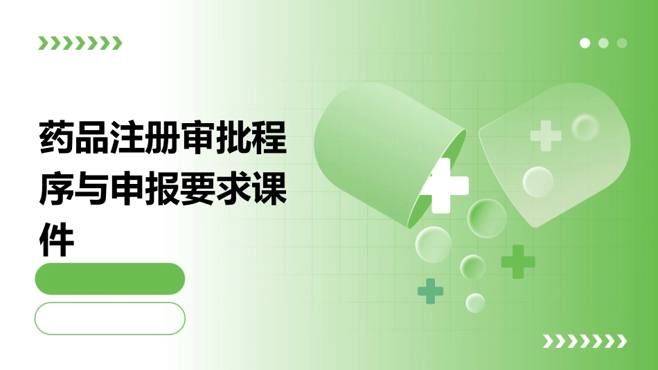 药品注册审批程序与申报要求课件_第1页