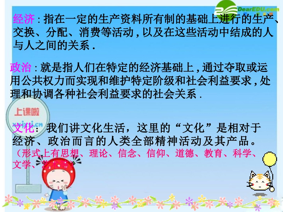 高中政治：(文化与经济政治)课件(新人教必修3) 课件_第3页