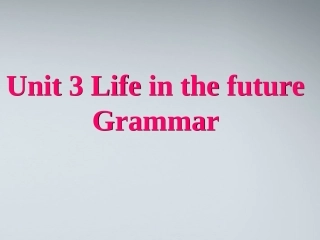 高中英语 grammar unit3 book5课件 新人教版必修5 课件