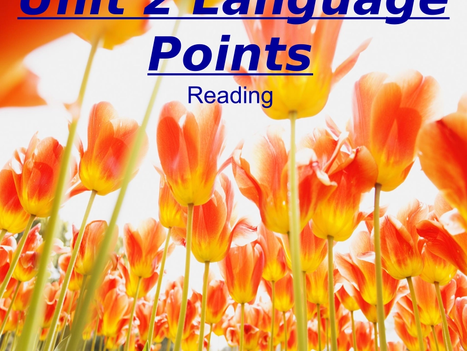 高中英语unit 2 language points课件人教版选修七 课件_第1页