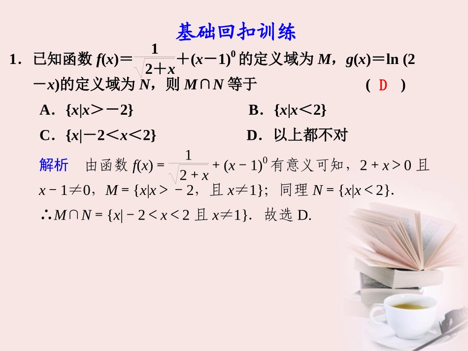 高考数学 专题十第2讲 函数与导数复习课件 理 课件_第3页