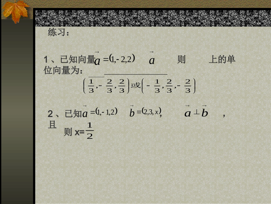 高二数学立体几何中的向量方法 人教版 课件_第3页