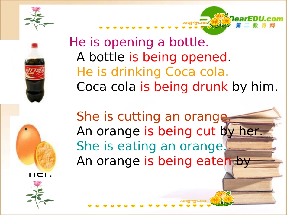 高中英语Grammar-现在进行时态课件新人教版必修2 课件_第3页