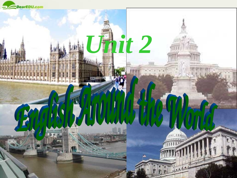 高中英语 Unit 2 English around the world 5课件 新人教版必修2 课件_第1页