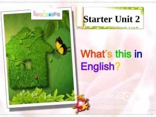 新目标英语七年级上册_starter_Unit_2