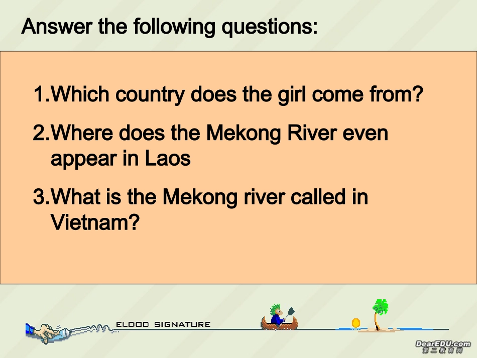 高一英语Unit3 Travel Journal listening新课标 人教版 课件_第3页