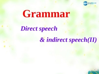 高中英语 Unit 2 English Around the World Grammar 课件 新人教版必修1 课件