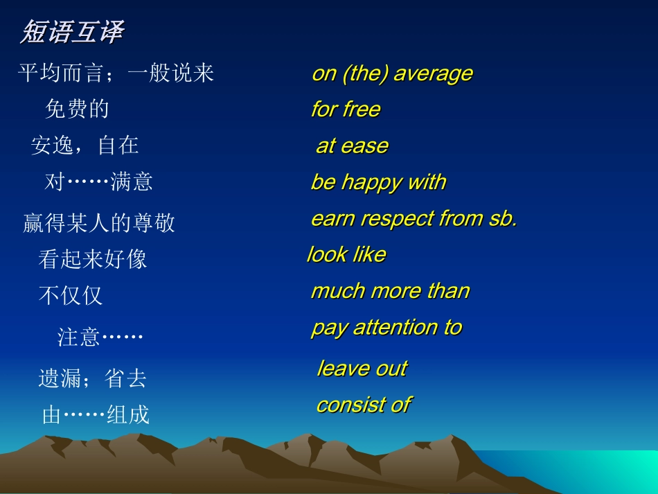 高中英语：UNIT1复习课件牛津版必修1 课件_第3页