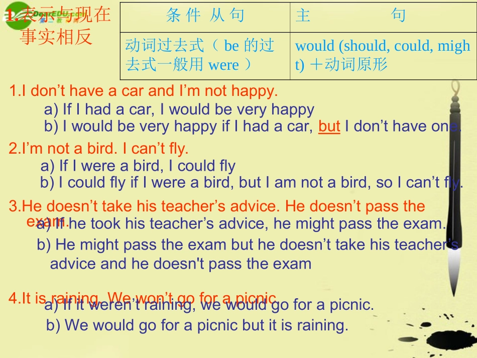 高三英语 Senior 3 unit 8 period 2 grammar课件 人教版 课件_第3页