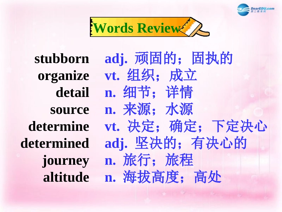 高中英语(Unit 3 Travel Journal)课件 新人教版必修1 课件_第3页