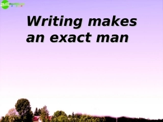 高中英语 英文写作中的高级句型与善始善终课件