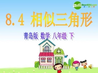 相似三角形的概念 八年级数学下册 相似三角形的概念 课件 青岛版 八年级数学下册 相似三角形的概念 课件 青岛版