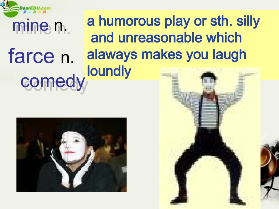 高中英语 Unit3(A taste of English humour)课件11 新人教版必修4 课件_第3页