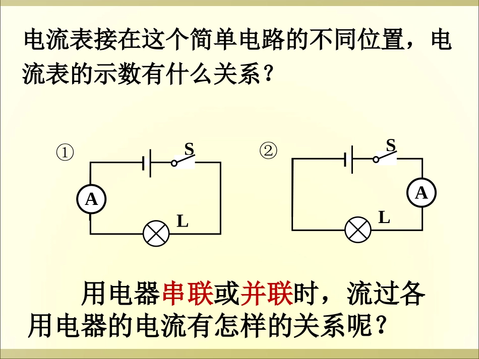 串、并联电路中电流的规律_第1页