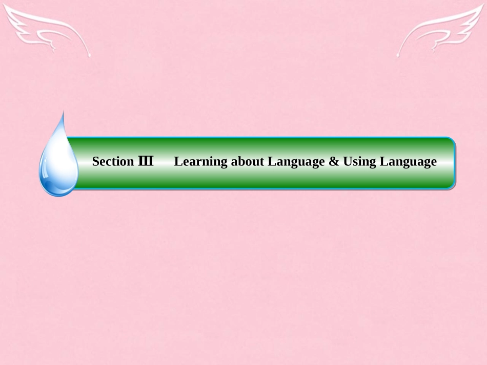 高中英语 Unit 1 Festivals around the world Section Ⅲ Learning about Language  Using Language课件 新人教版必修3 课件_第2页