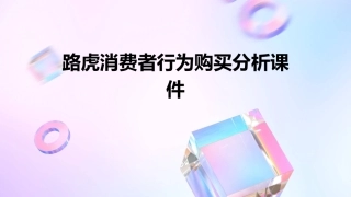 路虎消费者行为购买分析课件