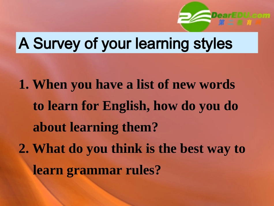 高中英语 Unit 4Learning efficiently-Using Language课件 新人教选修10 课件_第3页