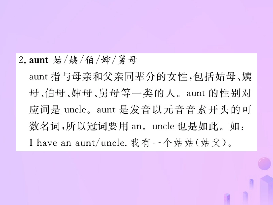 秋七年级英语上册 Unit 2 This is my sister(第3课时)Section B(1a 2c)习题课件 (新版)人教新目标版 课件_第3页