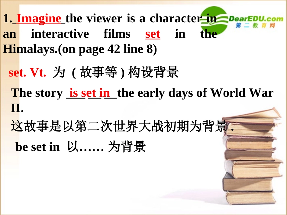 高中英语Unit3 Reading(Language points)课件牛津版必修4 课件_第2页
